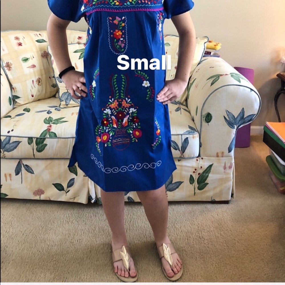 🇲🇽 NWT Traditional Mexican short dress. - Picture 6 of 6